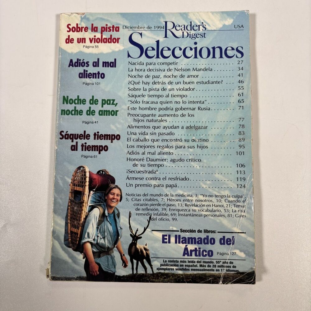 Selecciones Reader’s Digest 1994 Spanish revista Menéndez Brothers PONTIAC Metro